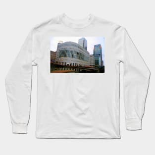 Canary Wharf London Docklands England UK Long Sleeve T-Shirt